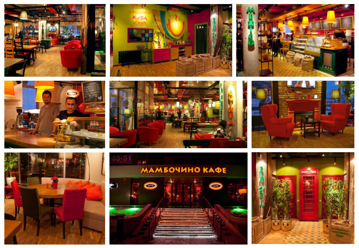 Photography & Retouching: Interior photography for a café.